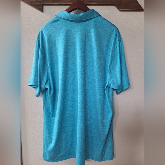 Ariat Tek Mens Fitted Lightweight Short Sleeve Collared Polo Blue Size XL - Picture 8 of 8